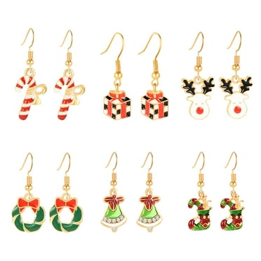 Lux Accessories Womens Enamel Tropical Fruit Multiple Stud Earrings Set 6pcs Lux Accessories Womens Enamel Tropical Fruit Multiple Stud Earrings Set 6pcs